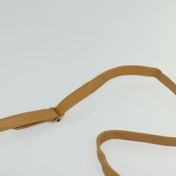 GUCCI Micro GG Supreme Shoulder Bag PVC Leather Brown Gold Auth sw188