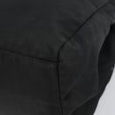 PRADA Hand Bag Nylon Black Silver Auth SW1888-14