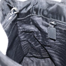 PRADA Hand Bag Nylon Black Silver Auth SW1888-21