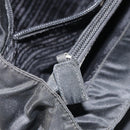 PRADA Hand Bag Nylon Black Silver Auth SW1888-24