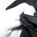 PRADA Hand Bag Nylon Black Silver Auth SW1888-11