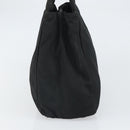 PRADA Hand Bag Nylon Black Silver Auth SW1888-3
