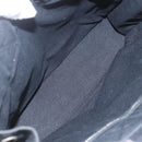 HERMES Fourre Tout PM Hand Bag Cotton Black Silver Auth SW1891-10