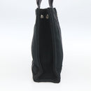 HERMES Fourre Tout PM Hand Bag Cotton Black Silver Auth SW1891-3