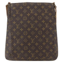 LOUIS VUITTON Monogram Musette Shoulder Bag M51256 LV Auth SW1895-2