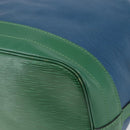 LOUIS VUITTON Epi Noe Shoulder Bag Bicolor Green Blue M44044 LV Auth SW1896-15
