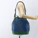 LOUIS VUITTON Epi Noe Shoulder Bag Bicolor Green Blue M44044 LV Auth SW1896-20