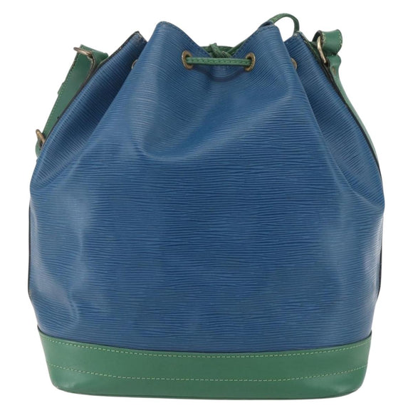 LOUIS VUITTON Epi Noe Shoulder Bag Bicolor Green Blue M44044 LV Auth SW1896