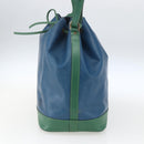 LOUIS VUITTON Epi Noe Shoulder Bag Bicolor Green Blue M44044 LV Auth SW1896-4