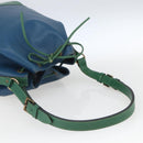 LOUIS VUITTON Epi Noe Shoulder Bag Bicolor Green Blue M44044 LV Auth SW1896-7