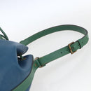 LOUIS VUITTON Epi Noe Shoulder Bag Bicolor Green Blue M44044 LV Auth SW1896-8