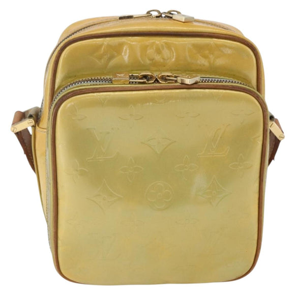 LOUIS VUITTON Monogram Vernis Wooster Shoulder Bag Gris M91036 LV Auth SW1897