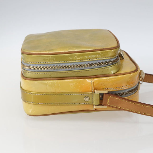 LOUIS VUITTON Monogram Vernis Wooster Shoulder Bag Gris M91036 LV Auth SW1897