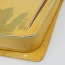 LOUIS VUITTON Monogram Vernis Motto Accessory Pouch Gris M91030 LV Auth SW1898-14