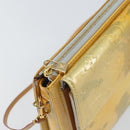 LOUIS VUITTON Monogram Vernis Motto Accessory Pouch Gris M91030 LV Auth SW1898-10