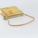 LOUIS VUITTON Monogram Vernis Motto Accessory Pouch Gris M91030 LV Auth SW1898-7