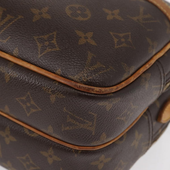 LOUIS VUITTON Monogram Reporter PM Shoulder Bag M45254 LV Auth SW1899
