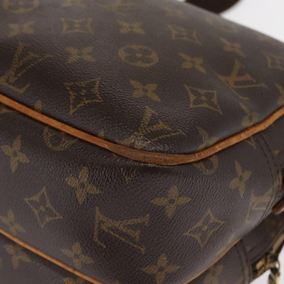 LOUIS VUITTON Monogram Reporter PM Shoulder Bag M45254 LV Auth SW1899