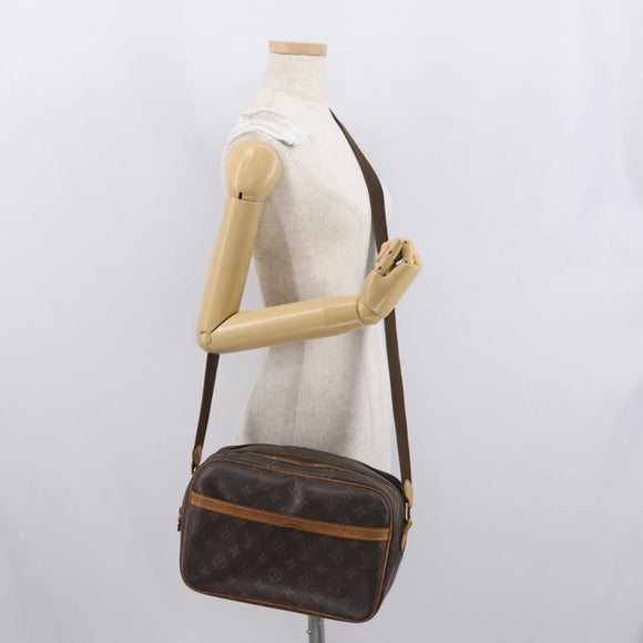 LOUIS VUITTON Monogram Reporter PM Shoulder Bag M45254 LV Auth SW1899