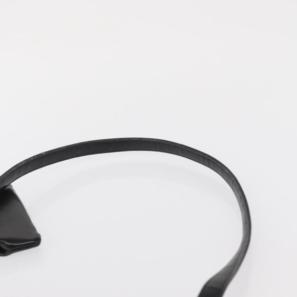 Christian Dior Trotter Canvas Shoulder Bag 2way Black Gold Auth SW1902