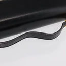 Christian Dior Trotter Canvas Shoulder Bag 2way Black Gold Auth SW1902-7