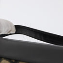 Christian Dior Trotter Canvas Shoulder Bag 2way Black Gold Auth SW1902-8