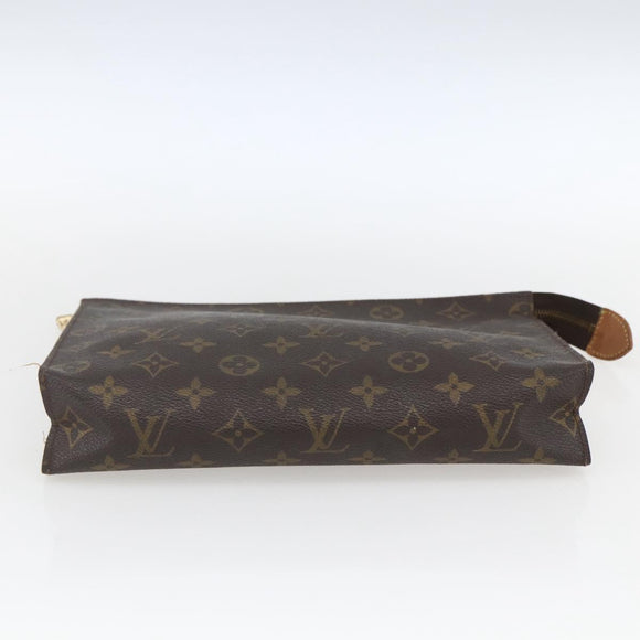 LOUIS VUITTON Monogram Poche Toilette 26 Pouch M47542 LV Auth SW1907