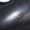 CELINE Horse Carriage Shoulder Bag Leather Black Gold Auth SW1908-12