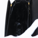 CELINE Horse Carriage Shoulder Bag Leather Black Gold Auth SW1908-20