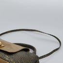 Chloe Hand Bag Leather 2way Gold Auth sw191-15