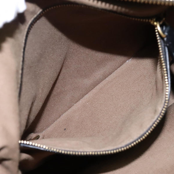 Chloe Hand Bag Leather 2way Gold Auth sw191