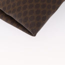 CELINE Macadam Canvas Tragetasche PVC Leder Braun Gold Authentisch SW1910-15