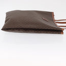 CELINE Macadam Canvas Tragetasche PVC Leder Braun Gold Authentisch SW1910-3