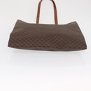 CELINE Macadam Canvas Tragetasche PVC Leder Braun Gold Authentisch SW1910-5