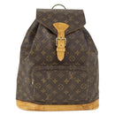 LOUIS VUITTON Monogram Montsouris GM Backpack M51135 LV Auth SW1914-13
