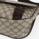 GUCCI GG Supreme Shoulder Bag PVC Beige Gold 201732 Auth SW1915-9