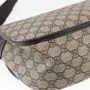 GUCCI GG Supreme Shoulder Bag PVC Beige Gold 201732 Auth SW1915-16