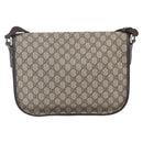 GUCCI GG Supreme Shoulder Bag PVC Beige Gold 201732 Auth SW1915-2