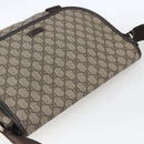 GUCCI GG Supreme Shoulder Bag PVC Beige Gold 201732 Auth SW1915-6