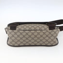 GUCCI GG Supreme Shoulder Bag PVC Beige Gold 201732 Auth SW1915-5