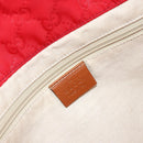 GUCCI GG Nylon Tote Bag Red 282439 Auth SW1916-15