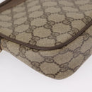 GUCCI GG Supreme Shoulder Bag PVC Beige Gold 56 02 068 Auth SW1918-10