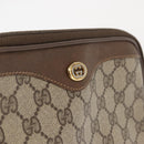 GUCCI GG Supreme Shoulder Bag PVC Beige Gold 56 02 068 Auth SW1918-15