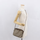 GUCCI GG Supreme Shoulder Bag PVC Beige Gold 56 02 068 Auth SW1918-22