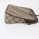 GUCCI GG Supreme Shoulder Bag PVC Beige Gold 56 02 068 Auth SW1918-4