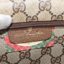GUCCI GG Supreme Shoulder Bag PVC Beige Gold Auth SW1919-16