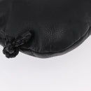 GUCCI Shoulder Bag Leather Black Silver 268244 Auth SW1920-10