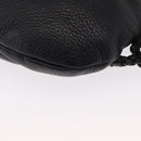 GUCCI Shoulder Bag Leather Black Silver 268244 Auth SW1920-13