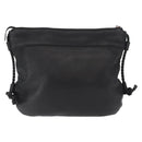 GUCCI Shoulder Bag Leather Black Silver 268244 Auth SW1920-3