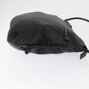 GUCCI Shoulder Bag Leather Black Silver 268244 Auth SW1920-4